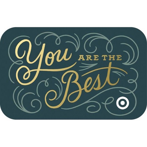 You Are The Best Target GiftCard $10