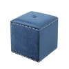 Brantly Glam Velvet Ottoman - Christopher Knight Home - 2 of 4