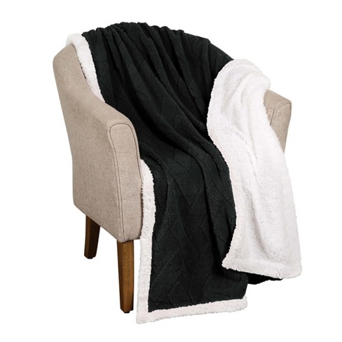 Faux Shearling Fleece Blanket By Bare Home : Target