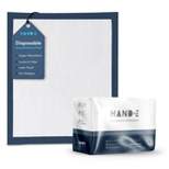 Hand-E Navy Blue Disposable Underpads, Leak proof Incontinence Bed Pads, 17" x 24"