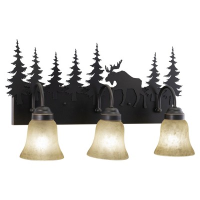 Vaxcel Yellowstone 3 - Light Vanity in  Burnished Bronze