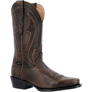 Men's Durango® Santa Fe™ Whiskey Barrel Brown Western Boot - 1 of 4