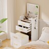 Fredees 3-in-1 Vanity Desk with Flip Top Mirror - 4 of 4