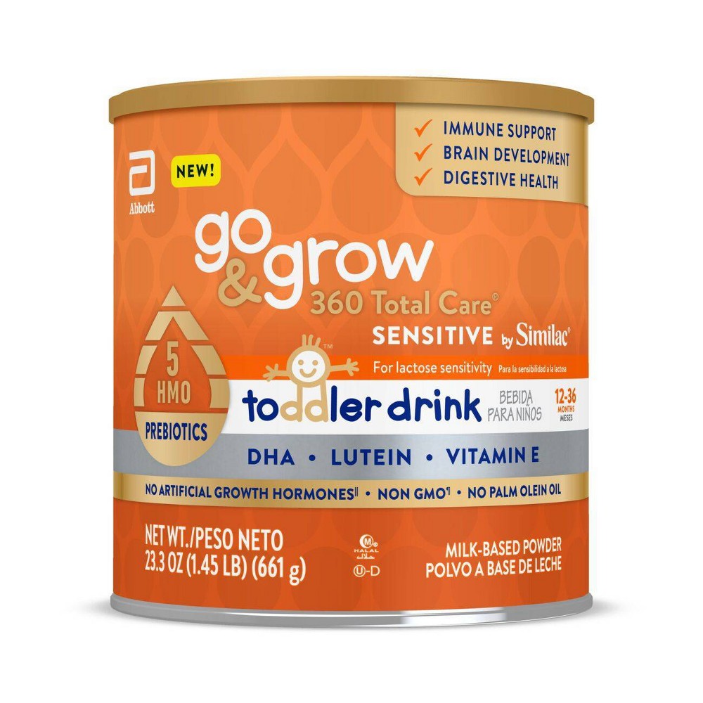 Similac Total Care 360 Go &#38; Grow Sensitive Non-GMO Powder Toddler Formula - 23.3oz