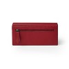 Club Rochelier Ladies Full Leather Clutch Wallet with Gusset Pocket Navy  One Size - 3 of 4