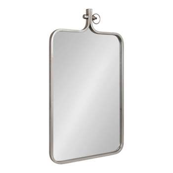 Kate and Laurel Yitro Framed Wall Mirror, 20x35, Silver