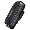 Nakedcellphone Vegan Leather Case with Belt Clip for Sonim XP3 (XP3800) - Black - 3 of 4