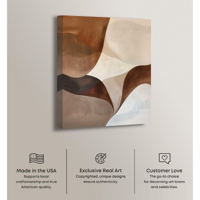 Dream Away Abstract Shapes Gallery Wrapped Canvas Wall Art, 16" x 20"