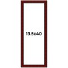 PosterPalooza | Panoramic Weathered Red Picture Frame - UV Acrylic, Foam Board Backing, Hanging Hardware - 2 of 4