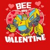 Girl's Transformers Bumblebee Bee My Valentine T-Shirt - 2 of 4
