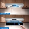 RAPSUAR 30 inch Range Hood Under Cabinet, 1200 CFM with 4-Speed Gesture Sensing & Touch Control with 2 LED Lights, Time Setting - 4 of 4