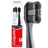 hello 4oz Charcoal Fluoride-Free Fresh Mint Whitening Toothpaste + Colgate 2 Count Total Active Prevention Whitening Soft Toothbrush - 2 of 4