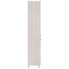 vidaXL Highboard Set of 2 White Solid pine wood, MDF, glass Large - 4 of 4