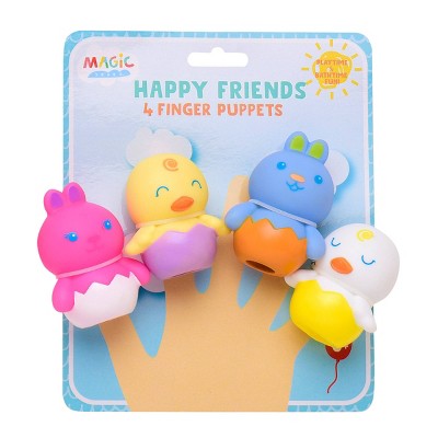 Magic Years 0+ Finger Puppets Bath Toy - 4pc