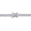 EVERLY JEWELRY |  Sterling Silver 14 1/4 CT TGW Created White Sapphire Bracelet - 2 of 4