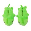 T-Rex Youth Green Plush Slippers - image 2 of 4