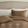 Inhand Microfiber Quilt Bedding Set, Soft Lightweight Coverlet For All Season - 4 of 4