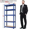 Yaheetech 5 Tiers Boltless Storage Shelf Metal Shelving Unit - 3 of 4
