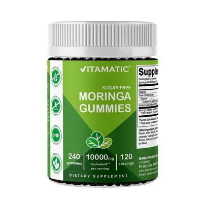 Vitamatic | Moringa 10000 mg Equivalent | 240 Gummies