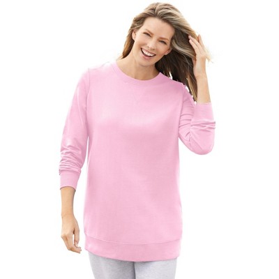 Woman Within Fleece Sweatshirt
