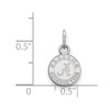 Black Bow Jewelry 14k White Gold Alabama Crimson Tide NCAA Extra Small Pendant - 2 of 3