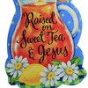 Home & Garden 17.25" Sweet Tea & Jesus Hang Around Indoor Outdoor Custom Decor  -  Decorative Door Danglers - 3 of 3