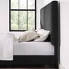 NicBex Modern Queen/King Upholstered Platform Bed Frame with Boucle Tufted Headboard,Solid Wood Slats Support,Box Spring Needed,Easy Assembly - 3 of 4