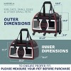 Airline Compliant Pet Carrier With Wheels And Telescopic Handle - 3 of 4