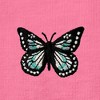 Dalix Butterfly Embroidered Cotton Relaxed Fit Short Sleeve Crewneck Tee Shirt Women - 4 of 4