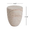 Christopher Knight Home Susan Outdoor Lightweight Concrete Tapered Cylindrical Side Table - 3 of 4