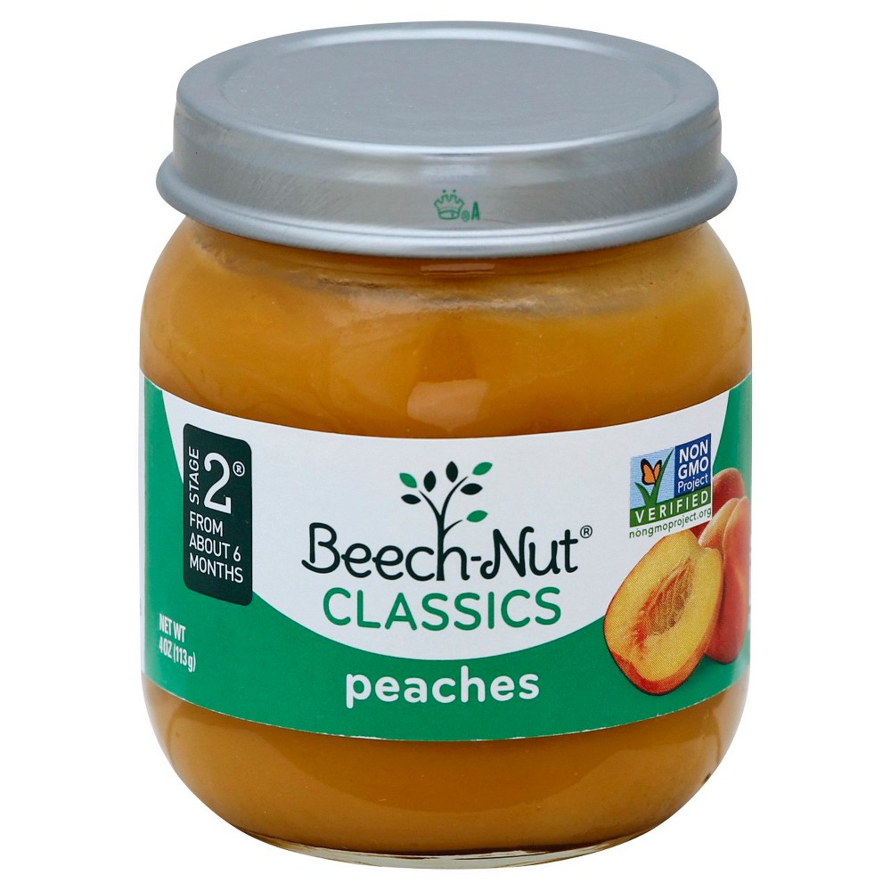 UPC 052200007068 product image for Beech-Nut Classics Baby Food Peach Stage 2 (4+ Months) - 4oz | upcitemdb.com