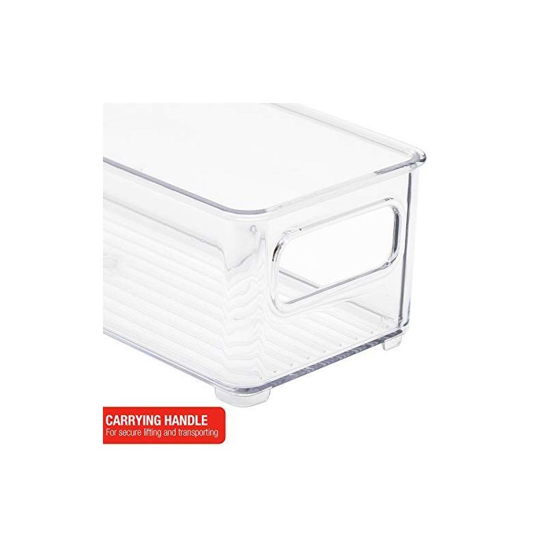 Sorbus Clear Storage Bins For Kitchen Pantry, Fridge & More (4 Pack Variety), 6 of 10