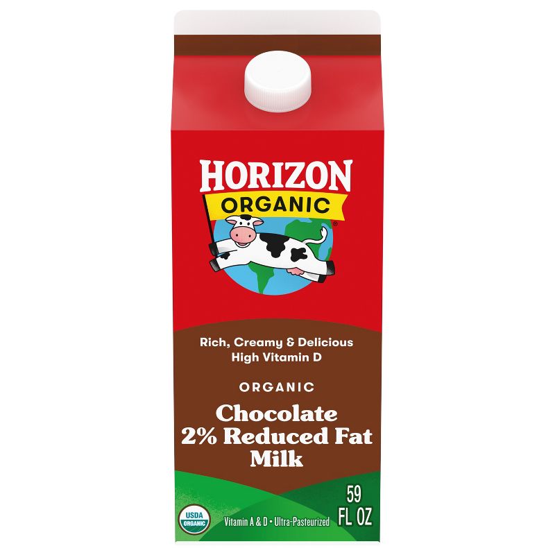 Horizon Organic 2% Chocolate Milk - 59 fl oz, 1 of 9