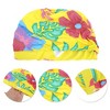 Unique Bargains Nylon Pleated Style Swimming Cap 1Pc - 3 of 4
