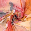 INSPIRE CHIC Women's Floral Chiffon Lotus Lightweight Soft Sheer Long Head Wrap Shawl Scarves 1Pc - 4 of 4