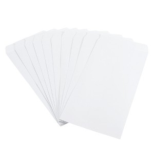 Unique Bargains Office Garden Coin Envelope Self-Adhesive Small Item Stamp Storage Packet White 25 Pcs - 1 of 4