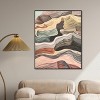 Art Remedy Coyote Tan Boho Abstract Wall Art Framed - 2 of 4