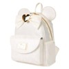 Loungefly Disney Minnie Mouse - Iridescent Lace Wedding Mini Backpack - 2 of 4