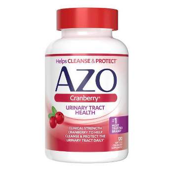 AZO Cleanse + Protect Cranberry Softgels for Urinary Tract Health - 120ct