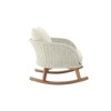 Lyngins Rattan Nursery Rocking Chairs,Upholstered Glider Rocking Chairs with Wood Frame,Polyester Accent Chairs for Bedroom,Living Room - 4 of 4