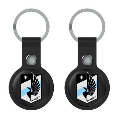 Keyscaper MLS Western Conference Teams Insignia Black Airtag Holder 2-Pack
