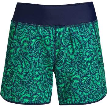Lands' End Women's 5 Quick Dry Swim Shorts With Panty - 18