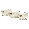 Cheung's Raphina Set of 3 Lined Wire Trays - Round - 2 of 4