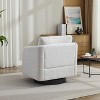 CAVINAS Modern Chenille Swivel Accent Chair with 360-Degree Rotation and Cushioned Seat, Armchair for Living Room or Bedroom - 3 of 4