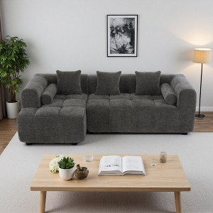 101.2" L-Shaped Modular Sectional Sofa with Deep Seating - 1 of 4
