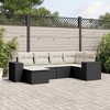 vidaXL Garden Sofa Set Black PE rattan Large Modular Garden Sofa Set - 2 of 4