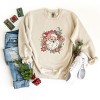 Simply Sage Market Floral Santa Sweatshirt - 3 of 4