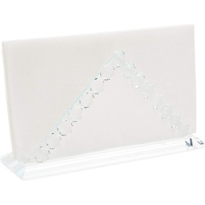 Clear Crystal Decorative Napkin Holder for Tabletop