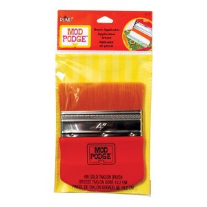 Plaid Mod Podge 4 in Flat Brush Applicator - 1 of 1