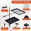 Winado Swivel Campfire Grill Skillet Combo Portable Heavy Duty Camping Grill Grate - 3 of 4